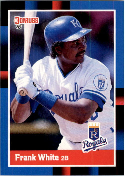 1988 Frank White Donruss Baseball Card #225