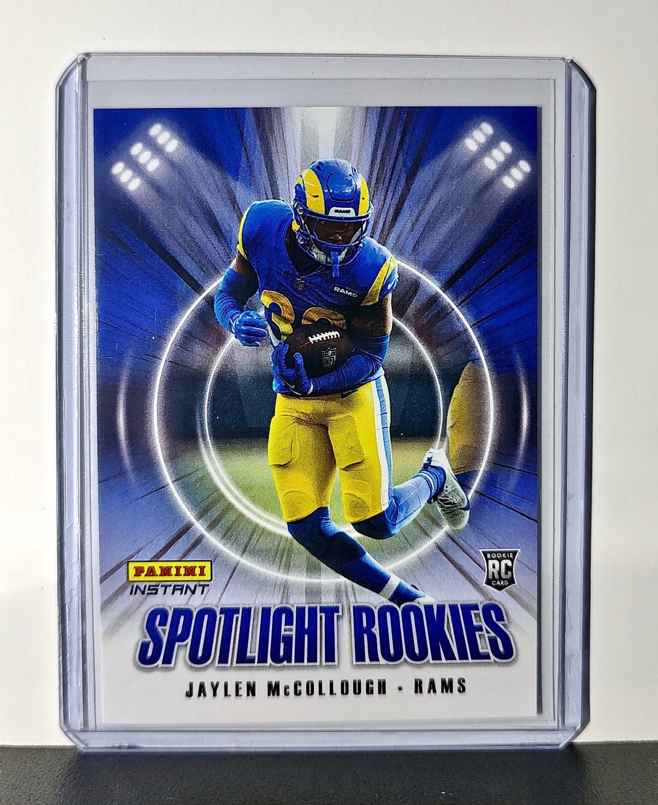 Jaylen McCollough Rookie 2024 Panini Spotlight Rookies NFL #38 Rams 1 of 1426
