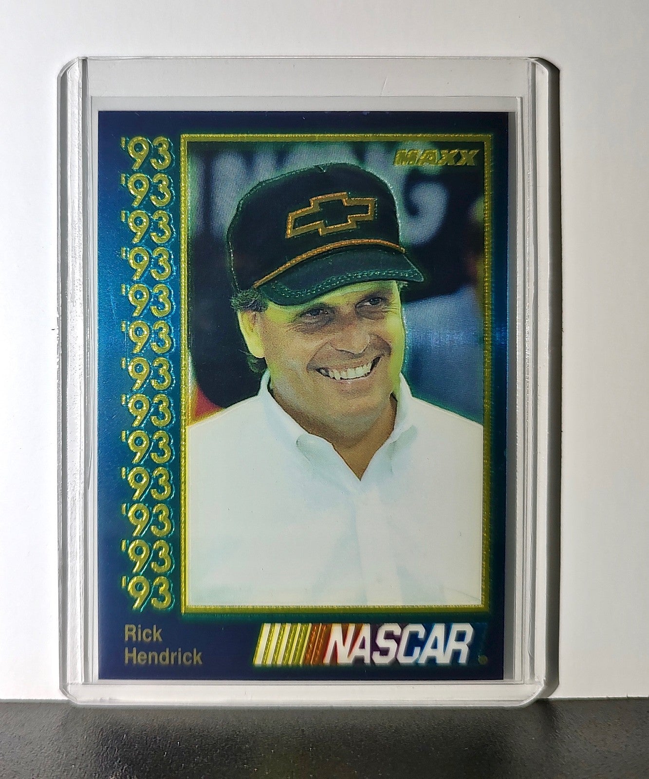 Rick Hendrick 1993 Maxx Premier Plus Racing #94 NASCAR Card Hendrick Motorsports