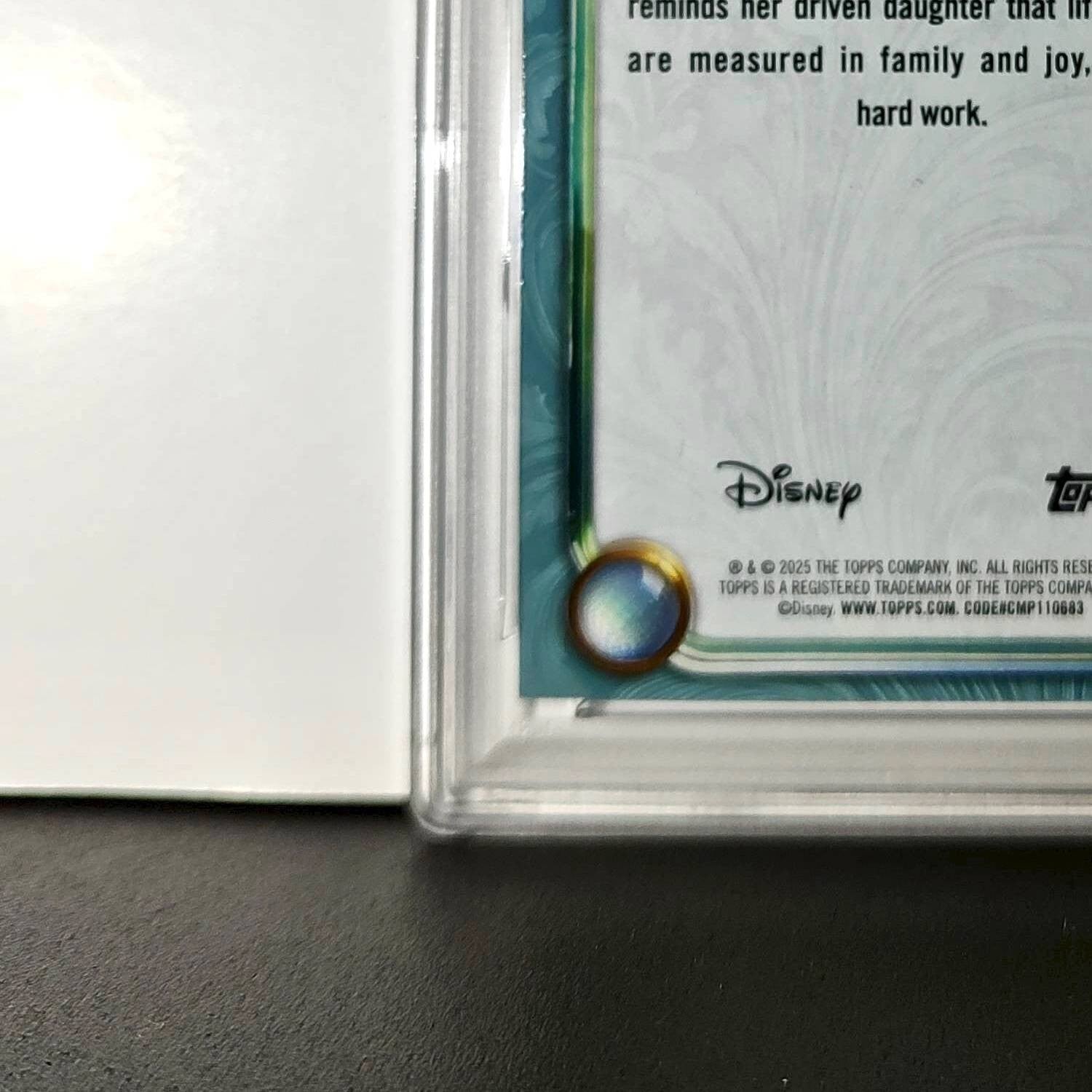 Eudora 2025 Topps Disney #143 Diamond Card The Princess and the Frog PSA 7