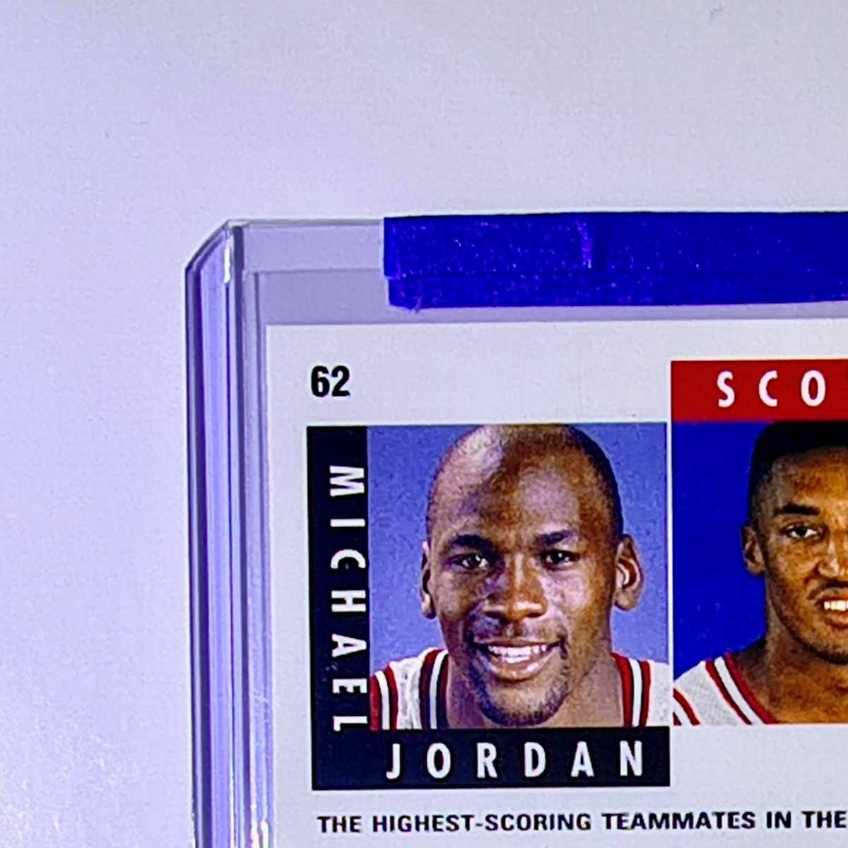 Michael Jordan Scottie Pippen Scoring Threats 1992-93 Upper Deck #62 Card Bulls
