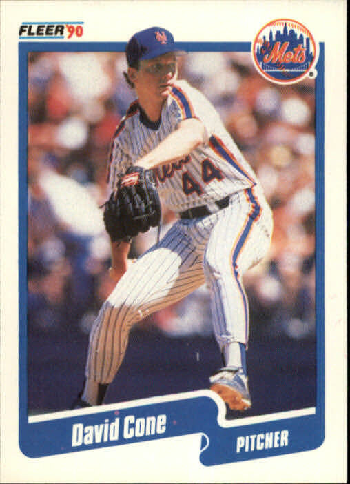 1990 David Cone Fleer Baseball Card #200