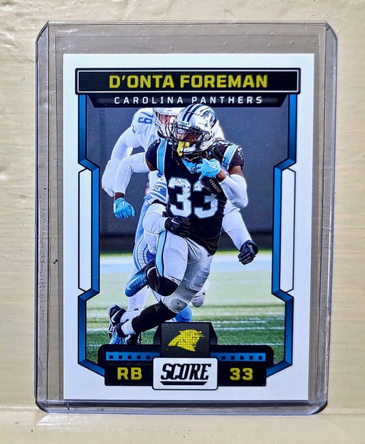 D’Onta Foreman 2023 Panini NFL #45 Score Football Card Carolina Panthers