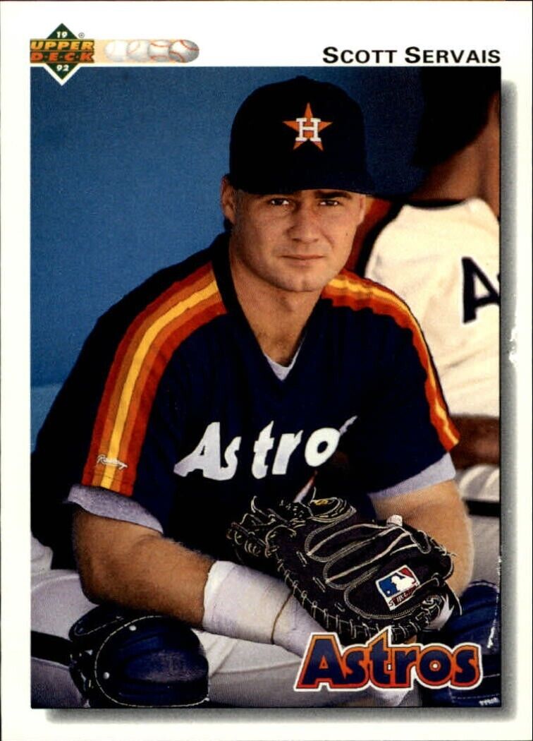 Scott Servais 1992 Upper Deck MLB #561 Baseball Card Houston Astros