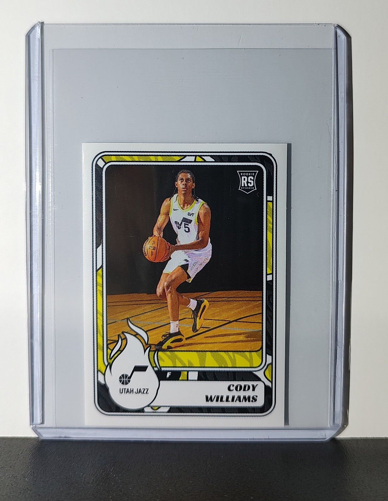 Cody Williams Rookie 2024-25 Panini NBA #482 Sticker Card Utah Jazz