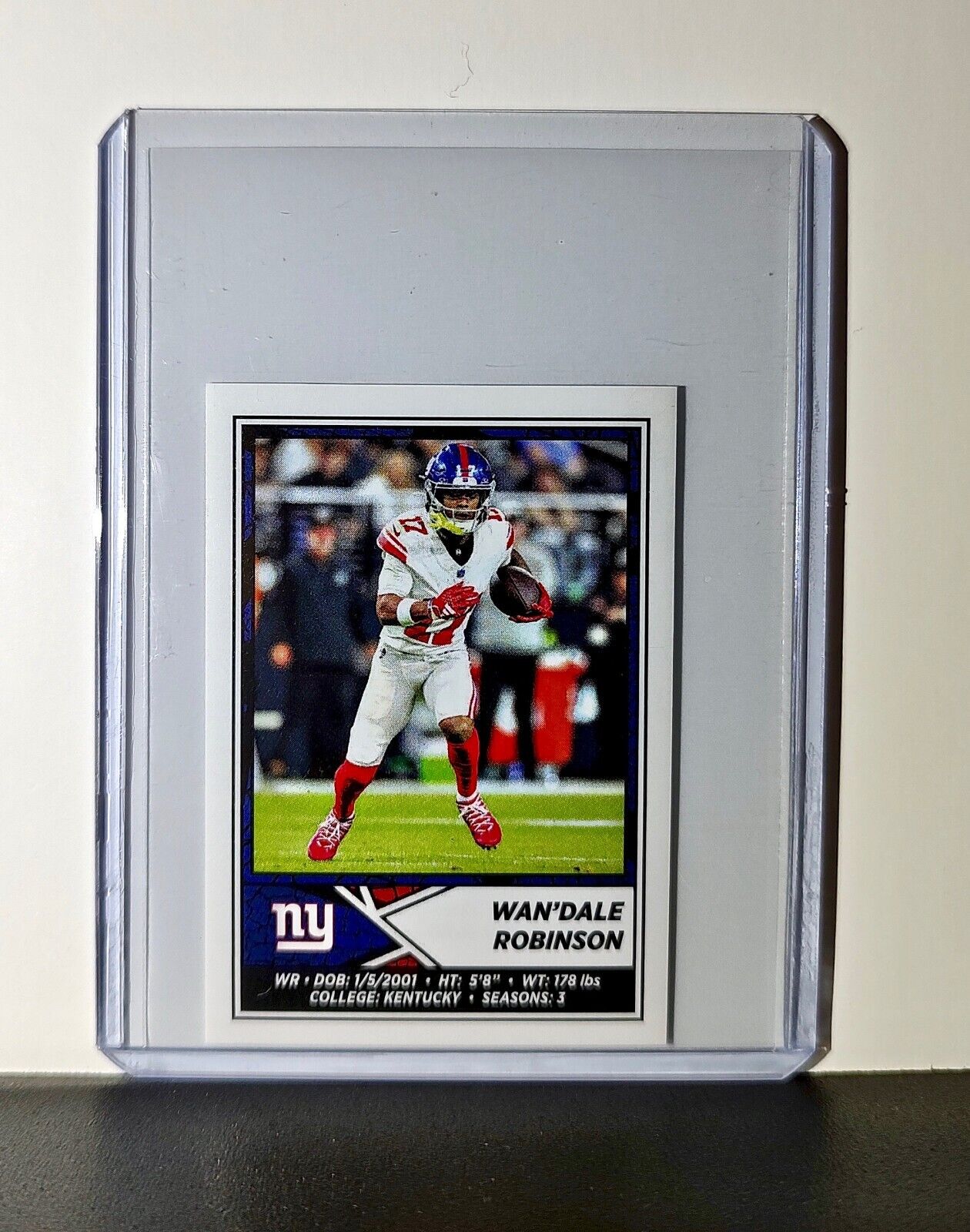 Wan'Dale Robinson 2024 Panini NFL Sticker #318 New York Giants