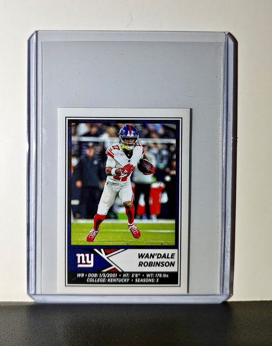 Wan'Dale Robinson 2024 Panini NFL Sticker #318 New York Giants