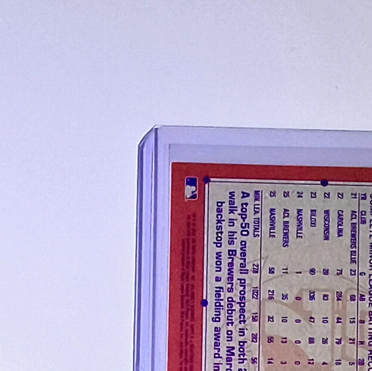Jeferson Quero Rookie 2026 Topps Update 1991 Retro MLB #U91-7 Card Brewers