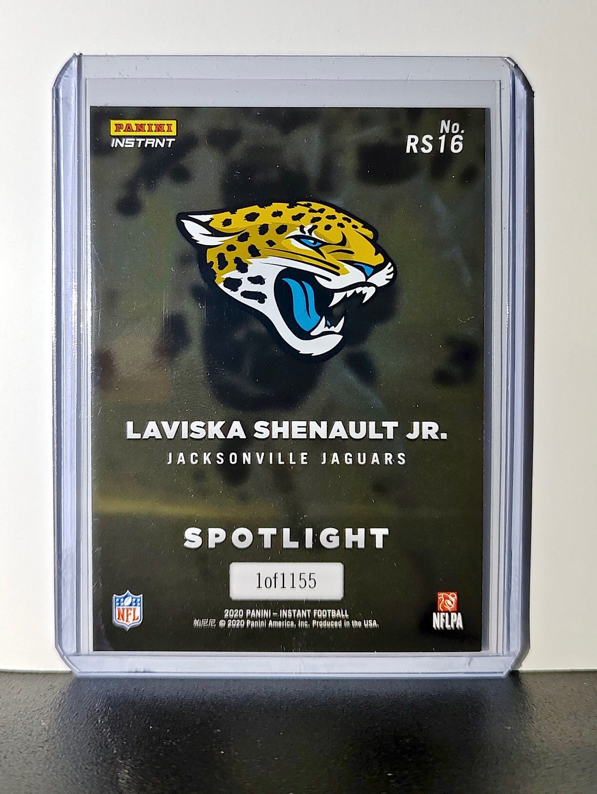 Laviska Shenault Jr Rookie 2020 Panini NFL #16 Rookie Spotlight Card Jaguars