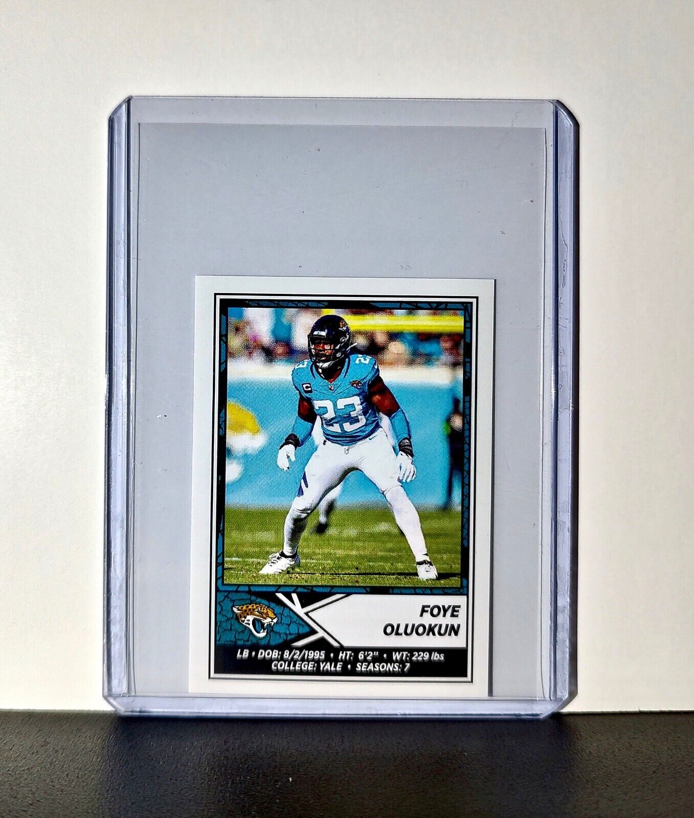 Foye Oluokun 2024 Panini NFL Sticker #211 Jacksonville Jaguars