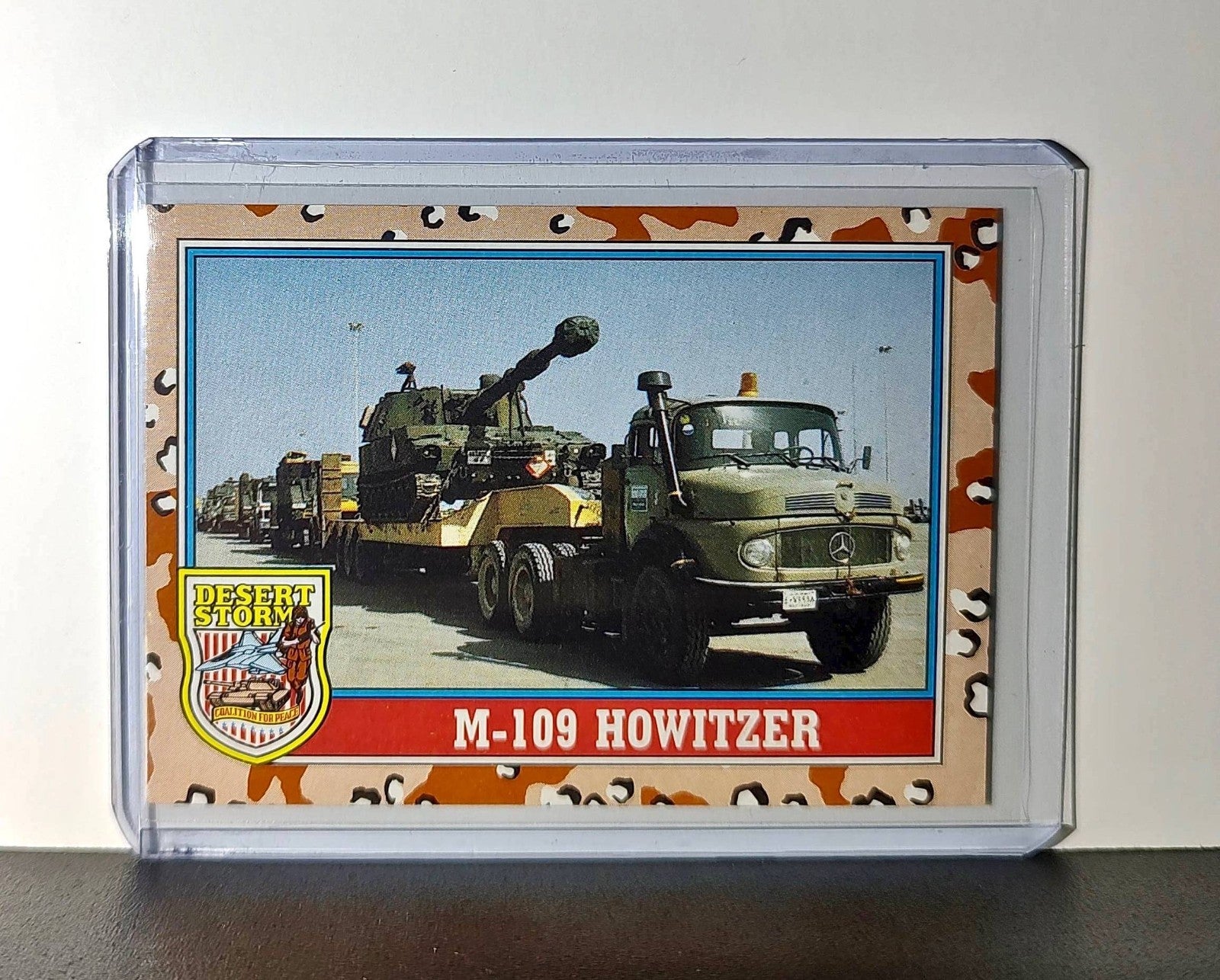 M-109 Howitzer 1991 Topps Desert Storm #107 Card