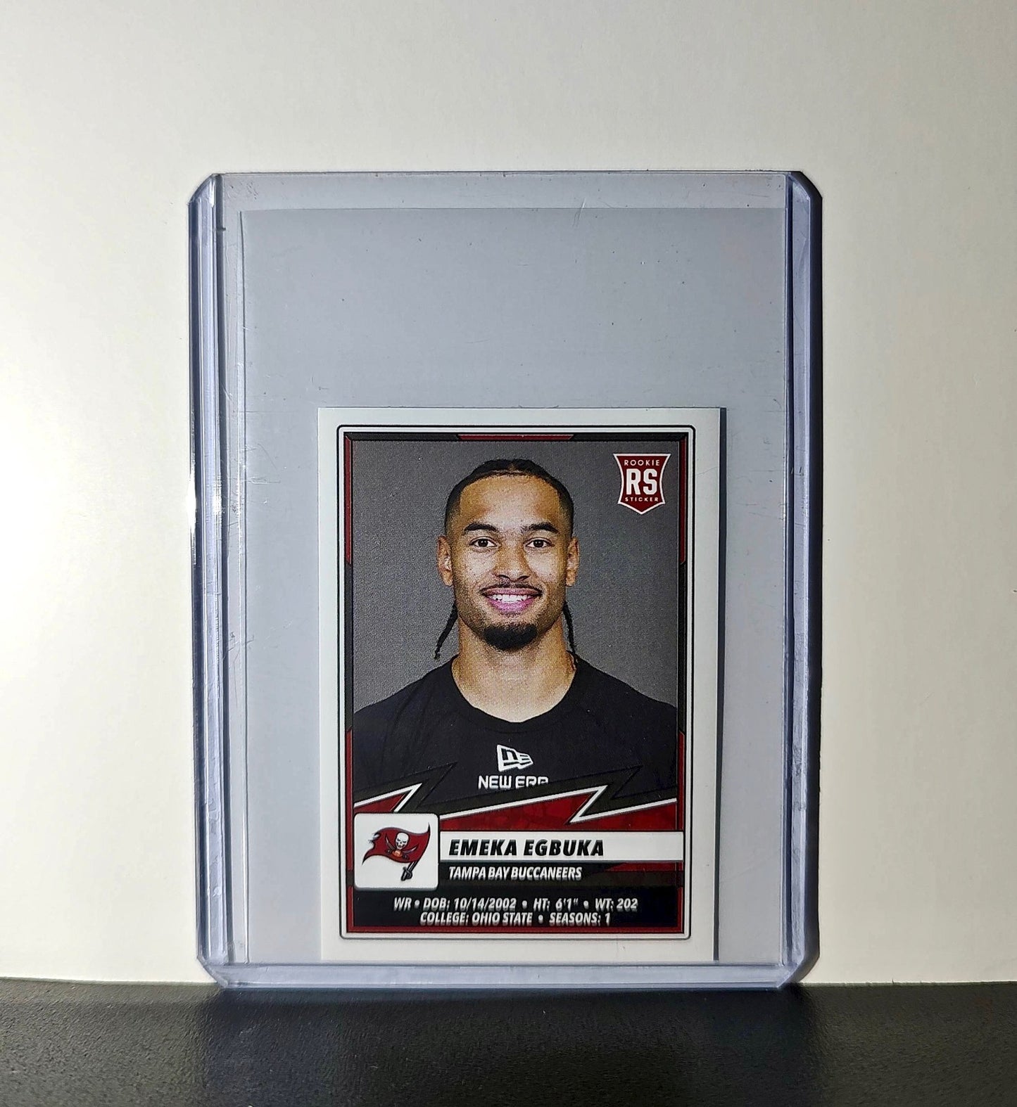 Emeka Egbuka Rookie 2025 Panini NFL #480 Sticker Buccaneers