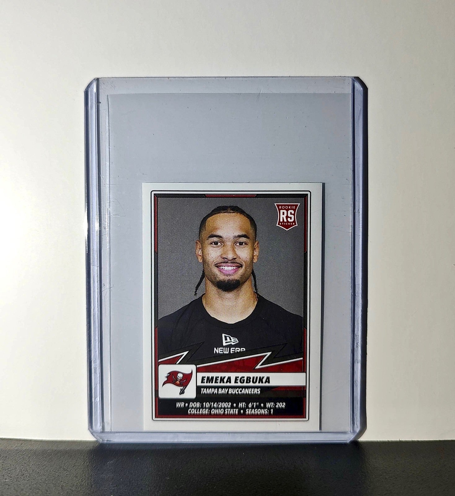 Emeka Egbuka Rookie 2025 Panini NFL #480 Sticker Buccaneers