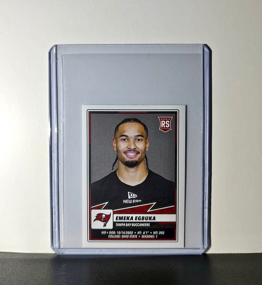 Emeka Egbuka Rookie 2025 Panini NFL #480 Sticker Buccaneers