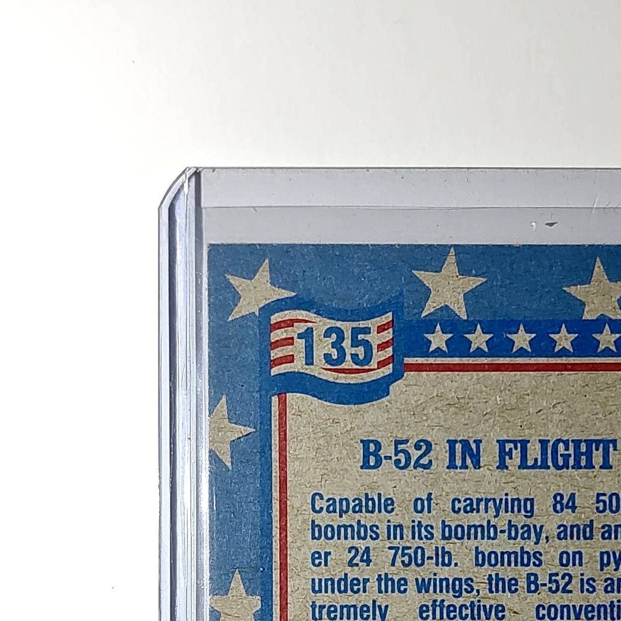 B-52 in Formation 1991 Topps Desert Storm #135 Card