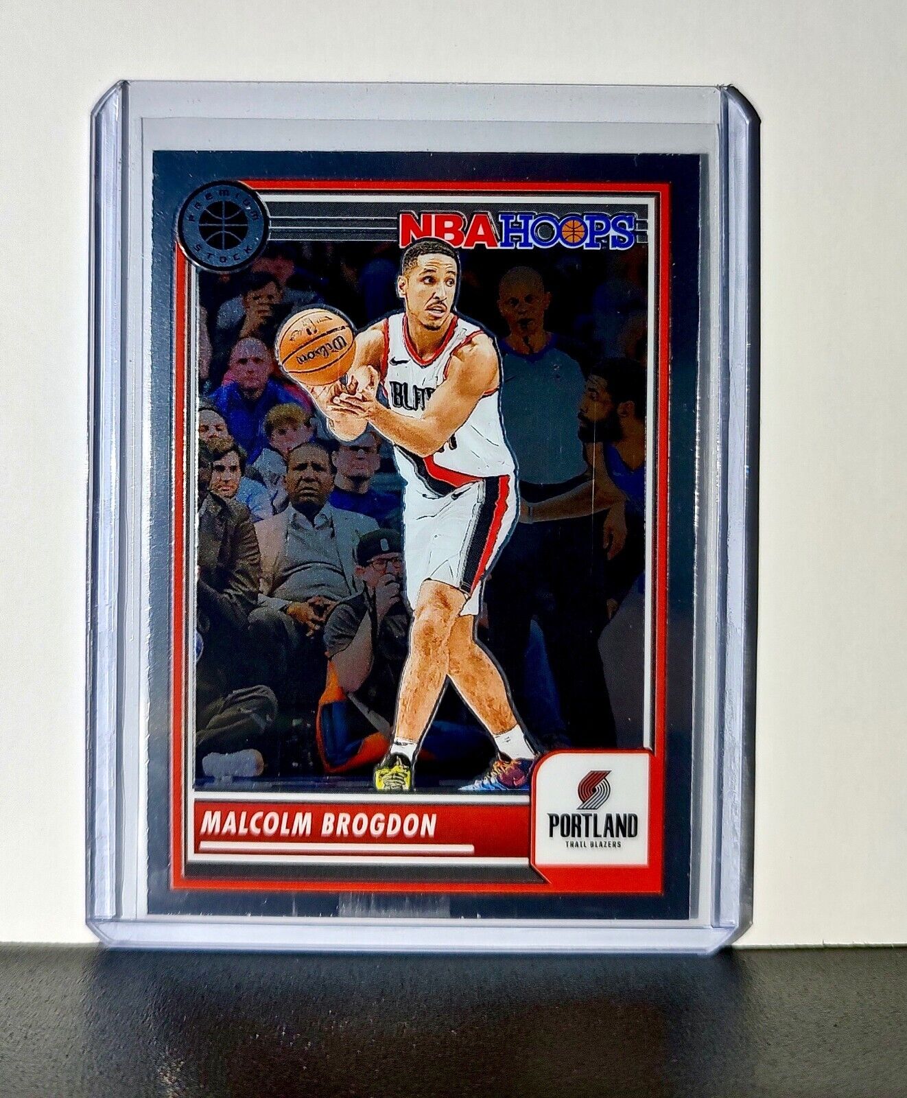 Malcolm Brogdon 2023-24 Panini Premium Stock NBA Hoops #220 Card Trail Blazers