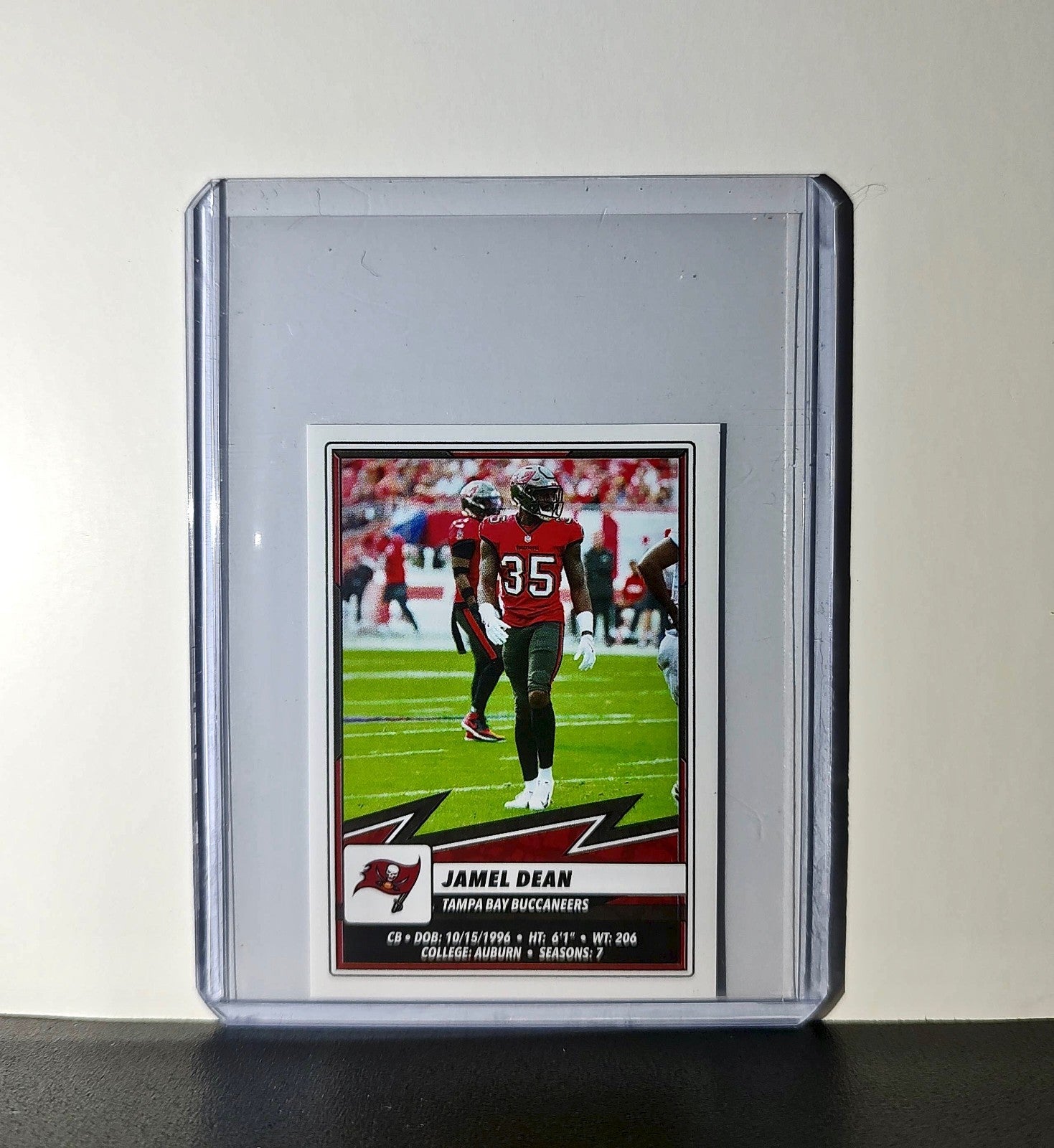 Jamel Dean 2025 Panini NFL #483 Sticker Tampa Bay Buccaneers