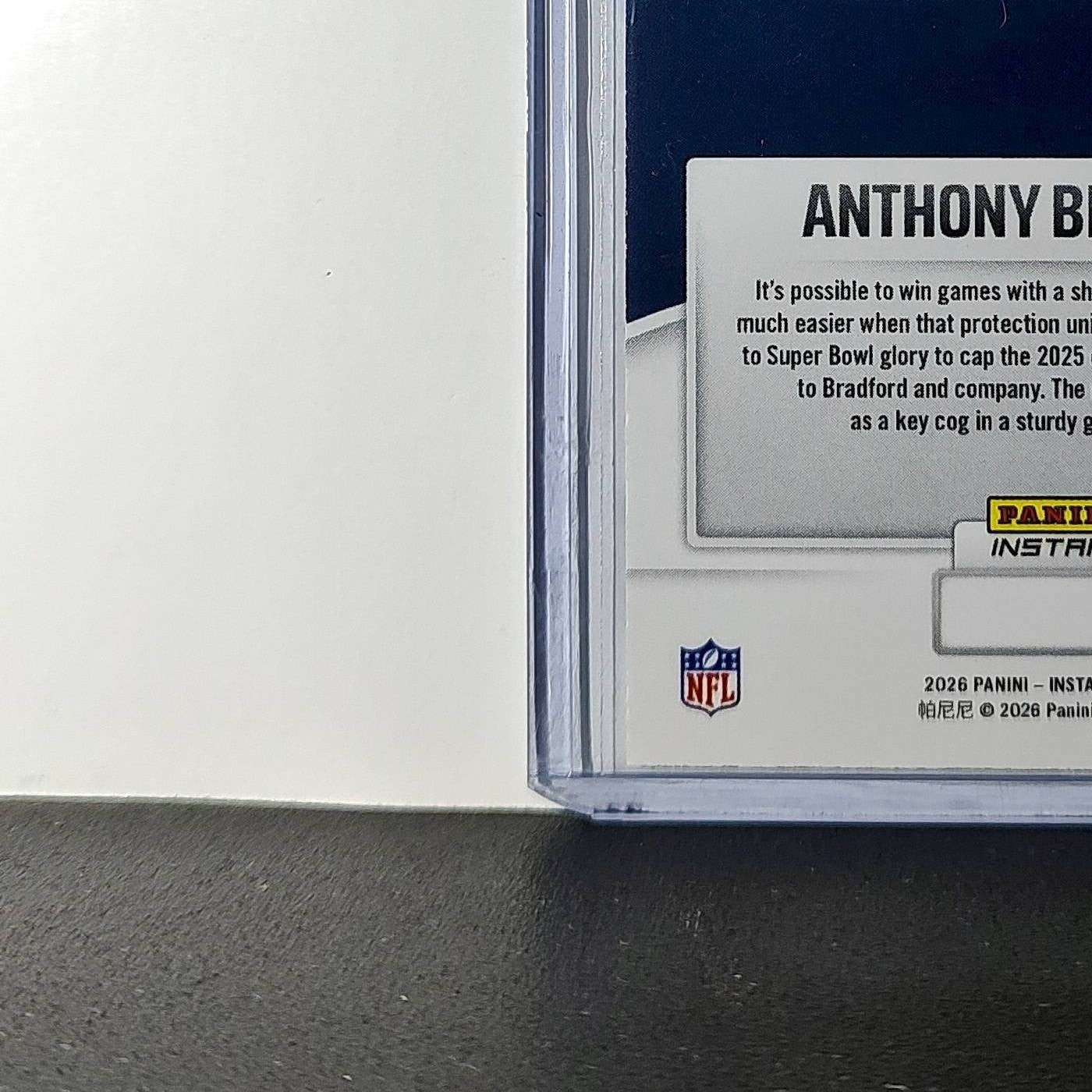 Anthony Bradford 2026 Panini NFL Super Bowl LIX Champions #14 Seattle Seahawks