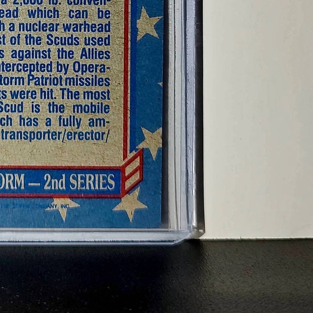 Iraq’s SCUD Missile 1991 Topps Desert Storm #101 Card