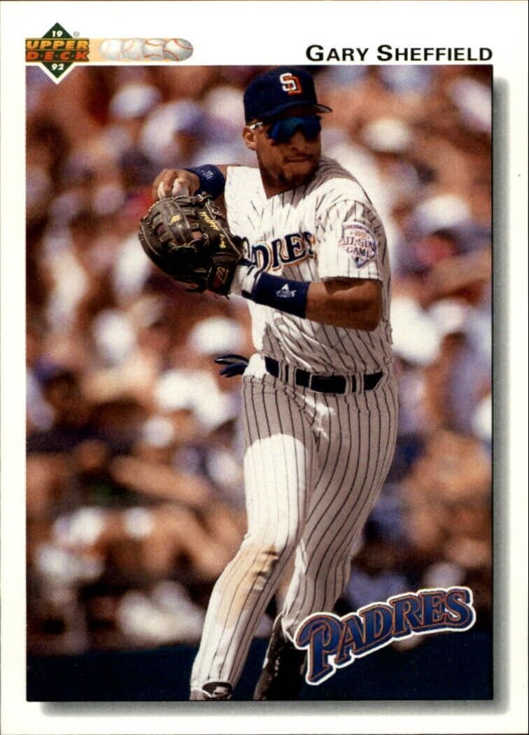 Gary Sheffield 1992 Upper Deck MLB #745 Baseball Card San Diego Padres