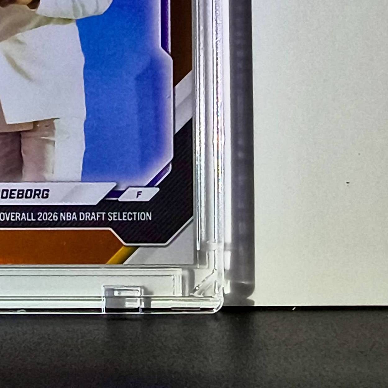 Yaxel Lendeborg Rookie 2026-27 Topps NBA Draft Orange Foil 04/25 Card Warriors