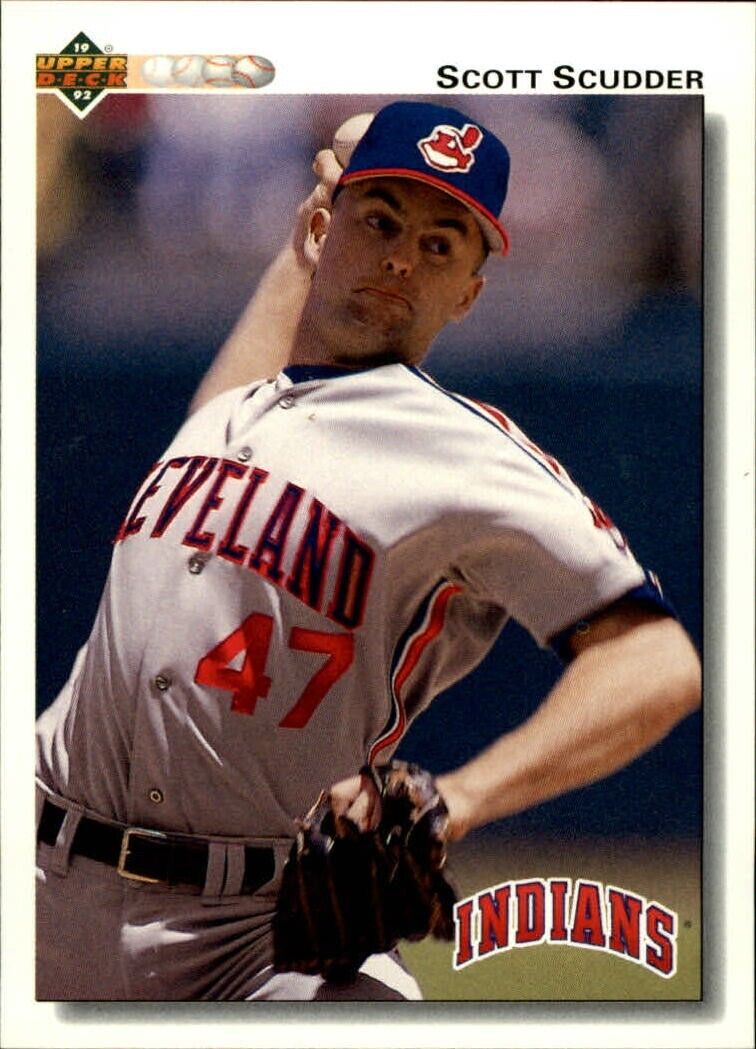 Scott Scudder 1992 Upper Deck MLB #787 Baseball Card Cleveland Indians