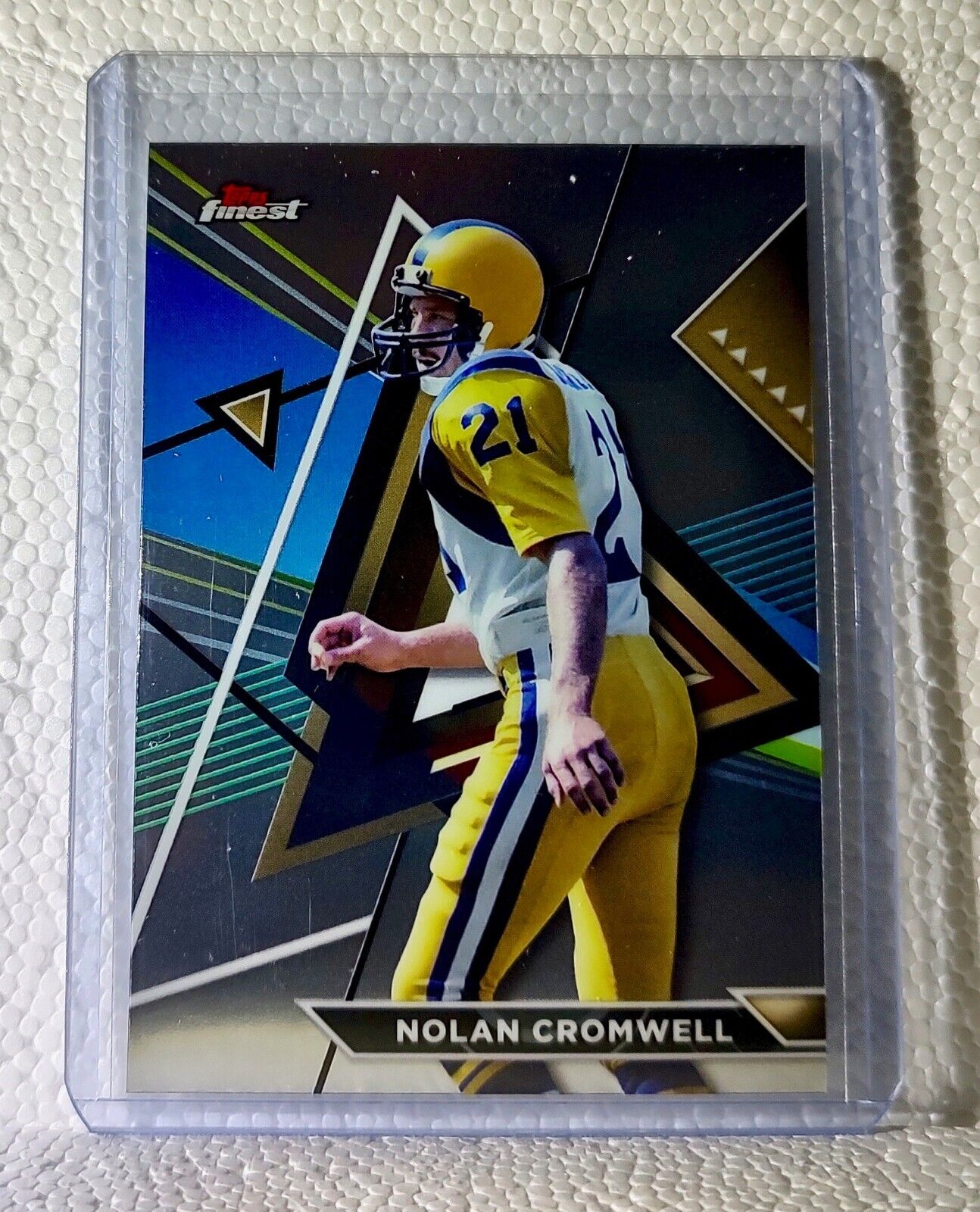 Nolan Cromwell 2023 Topps Finest NFL #203 Football Card Los Angeles Rams