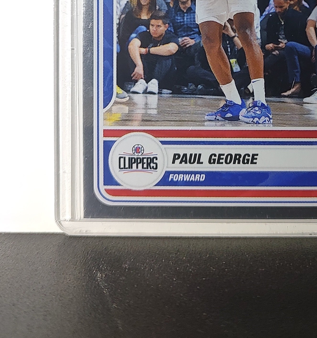 Paul George 2023-24 Panini NBA Sticker Foil Card #28 Los Angeles Clippers