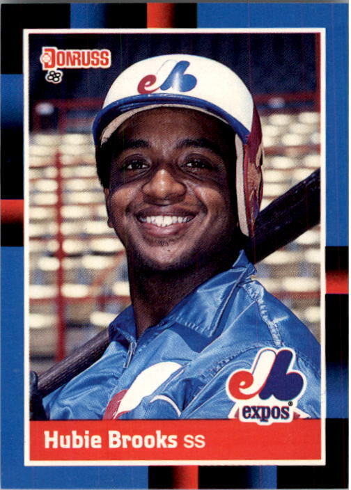 1988 Hubie Brooks Donruss Baseball Card #468