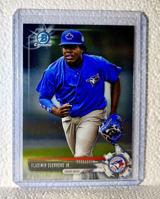 Vladimir Guerrero Jr. 2017 Topps MLB #BCP32 Bowman Chrome Card Toronto Blue Jays