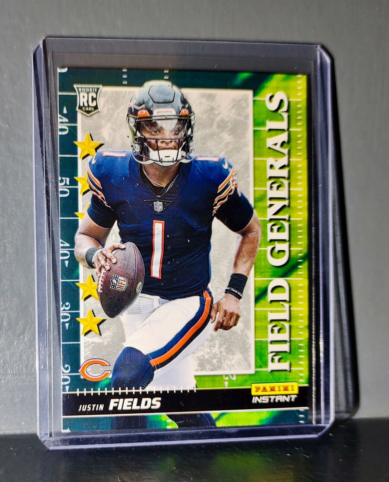 Justin Fields 2021 Panini NFL Instant Field Generals #6 Rookie Card 1 of 2088