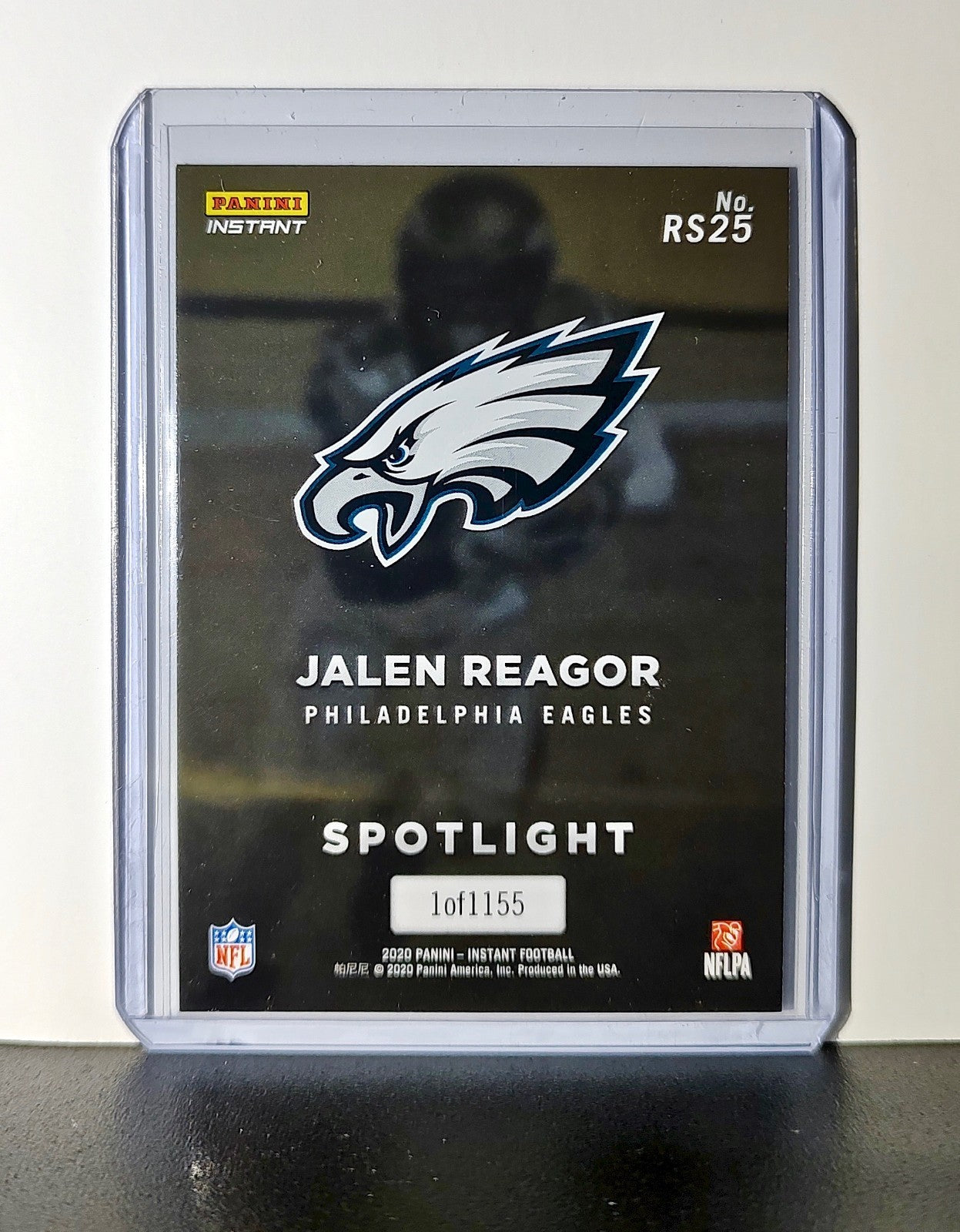 Jalen Reagor Rookie 2020 Panini NFL #25 Rookie Spotlight Philadelphia Eagles