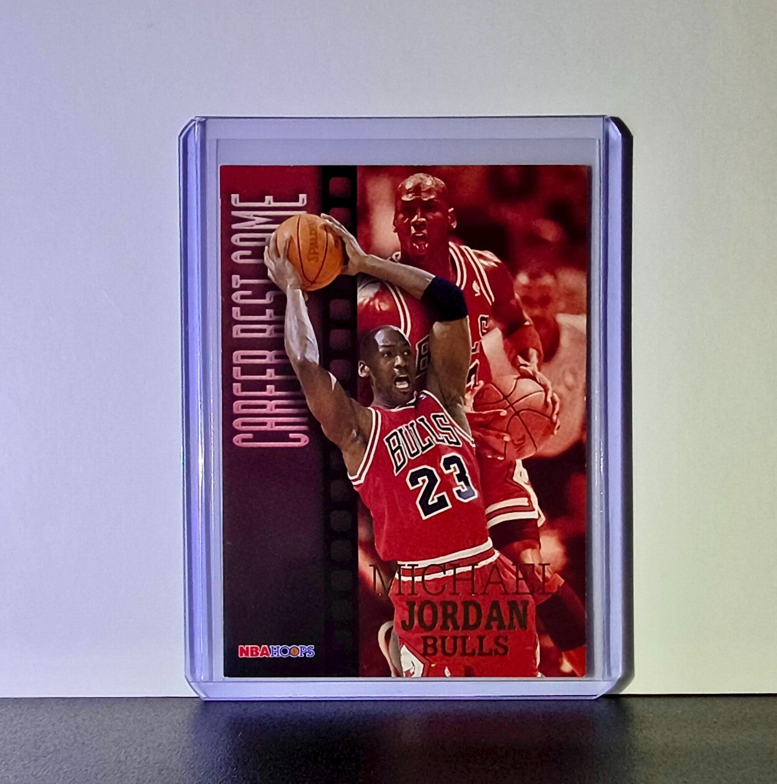 Michael Jordan 1996-97 NBA Hoops Career Best Game #335 Card Chicago Bulls
