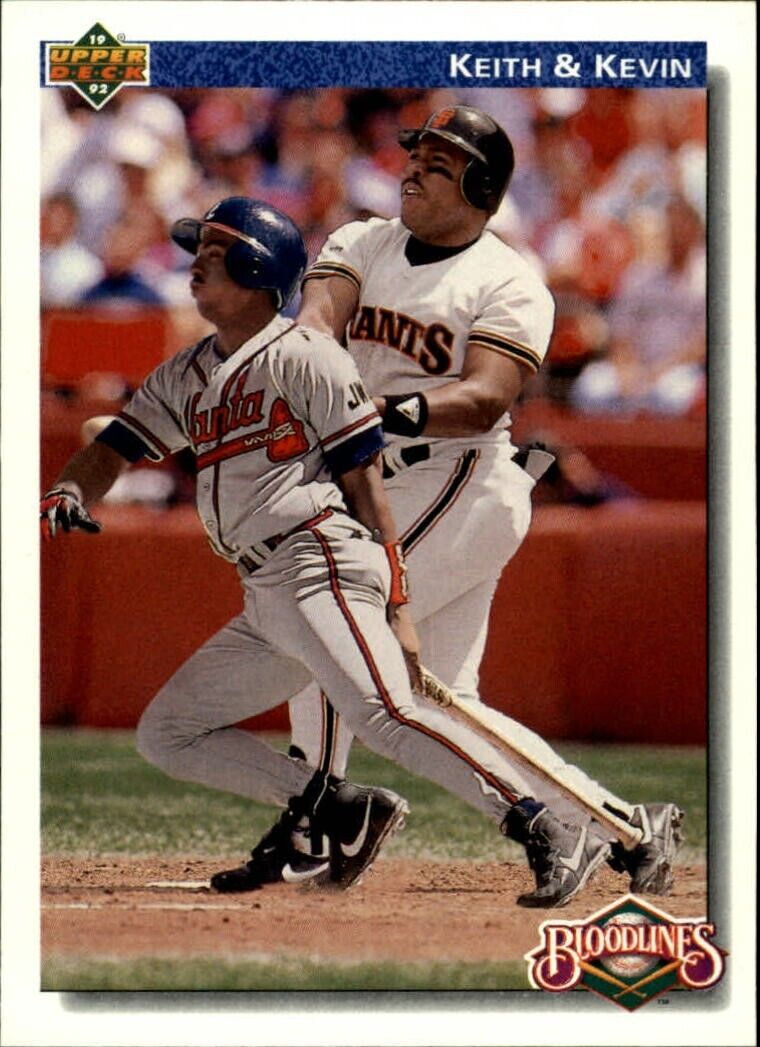 Kevin Mitchell/Keith Mitchell 1992 Upper Deck MLB #80 Card Atlanta Braves