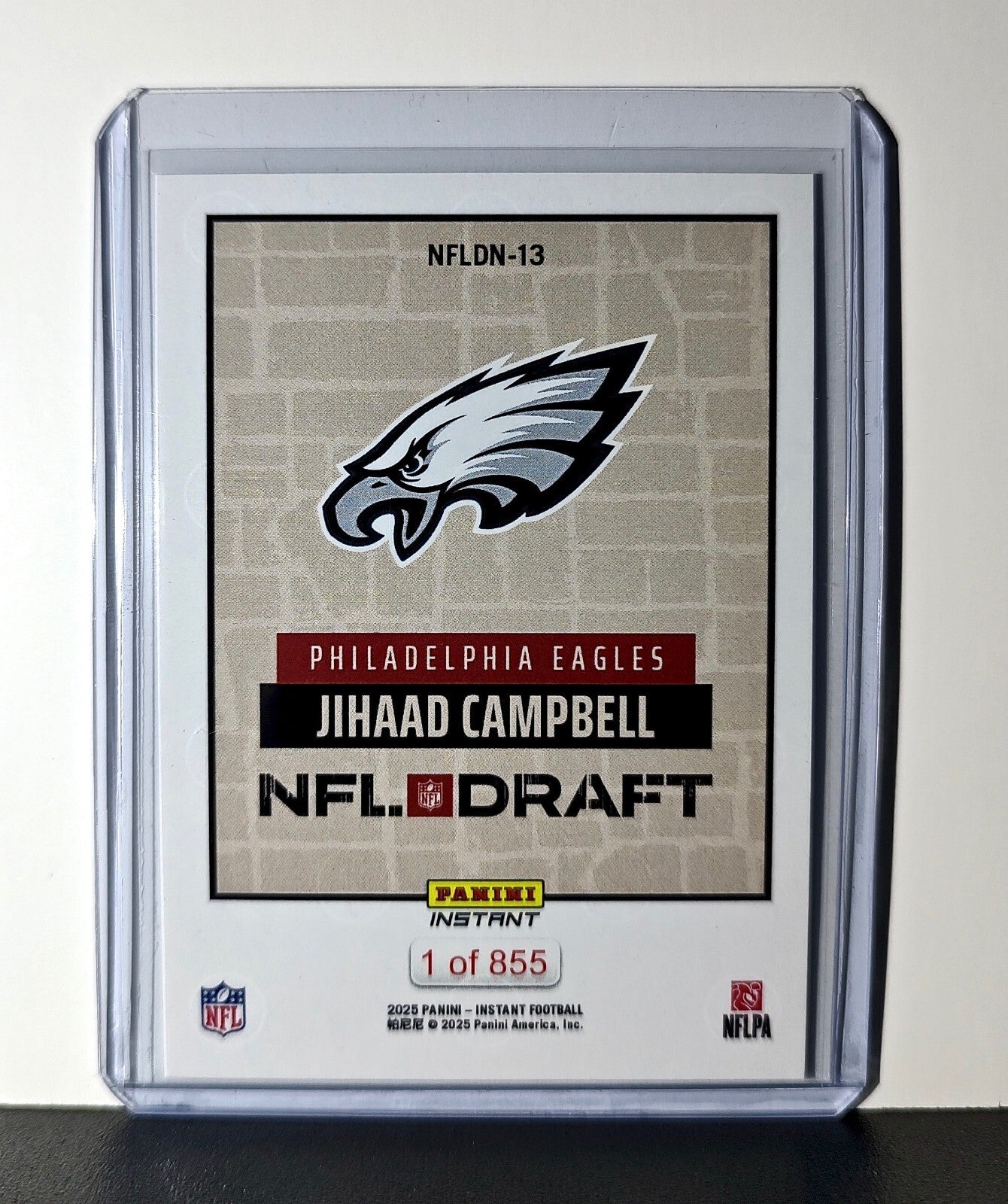 Jihaad Campbell Rookie 2025 NFL Draft #13 Football Philadelphia Eagles 1 of 855
