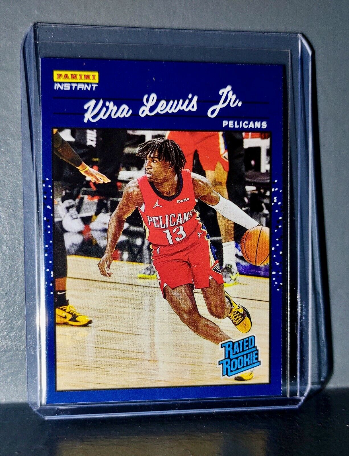 Kira Lewis Jr. 2020-2021 Panini NBA Instant #13 Rated Rookie Retro Card 1/3558