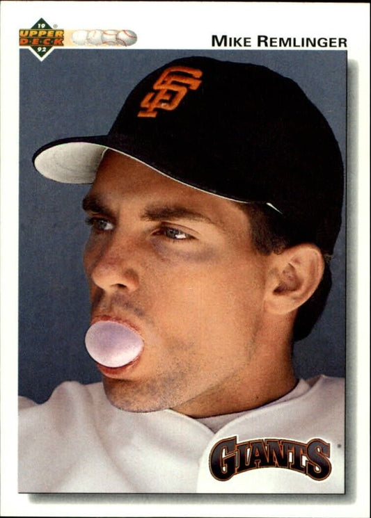 Mike Remlinger 1992 Upper Deck MLB #585 Baseball Card San Francisco Giants