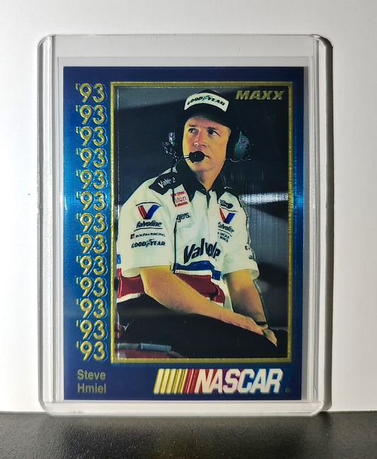Steve Hmiel 1993 Maxx Premier Plus Racing #132 NASCAR Card Roush Racing