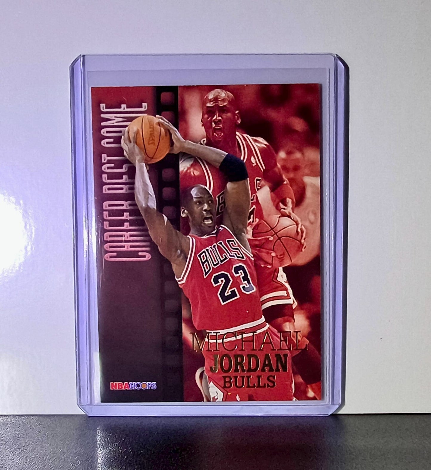 Michael Jordan 1996-97 Hoops  Career Best Game 335 Basketball Card Chicago Bulls