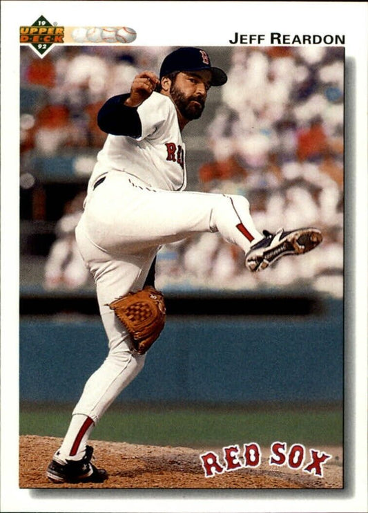 Jeff Reardon 1992 Upper Deck MLB #501 Baseball Card Boston Red Sox