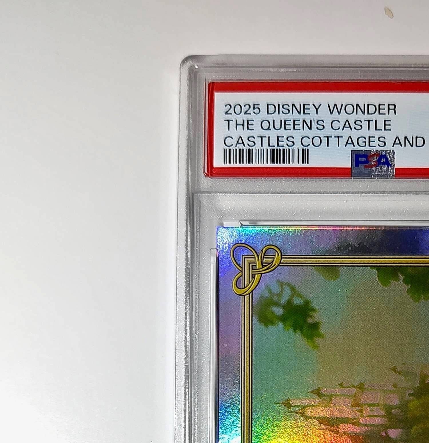 The Queen's Castle 2025 Topps Disney #C-1 Card PSA 9 MT