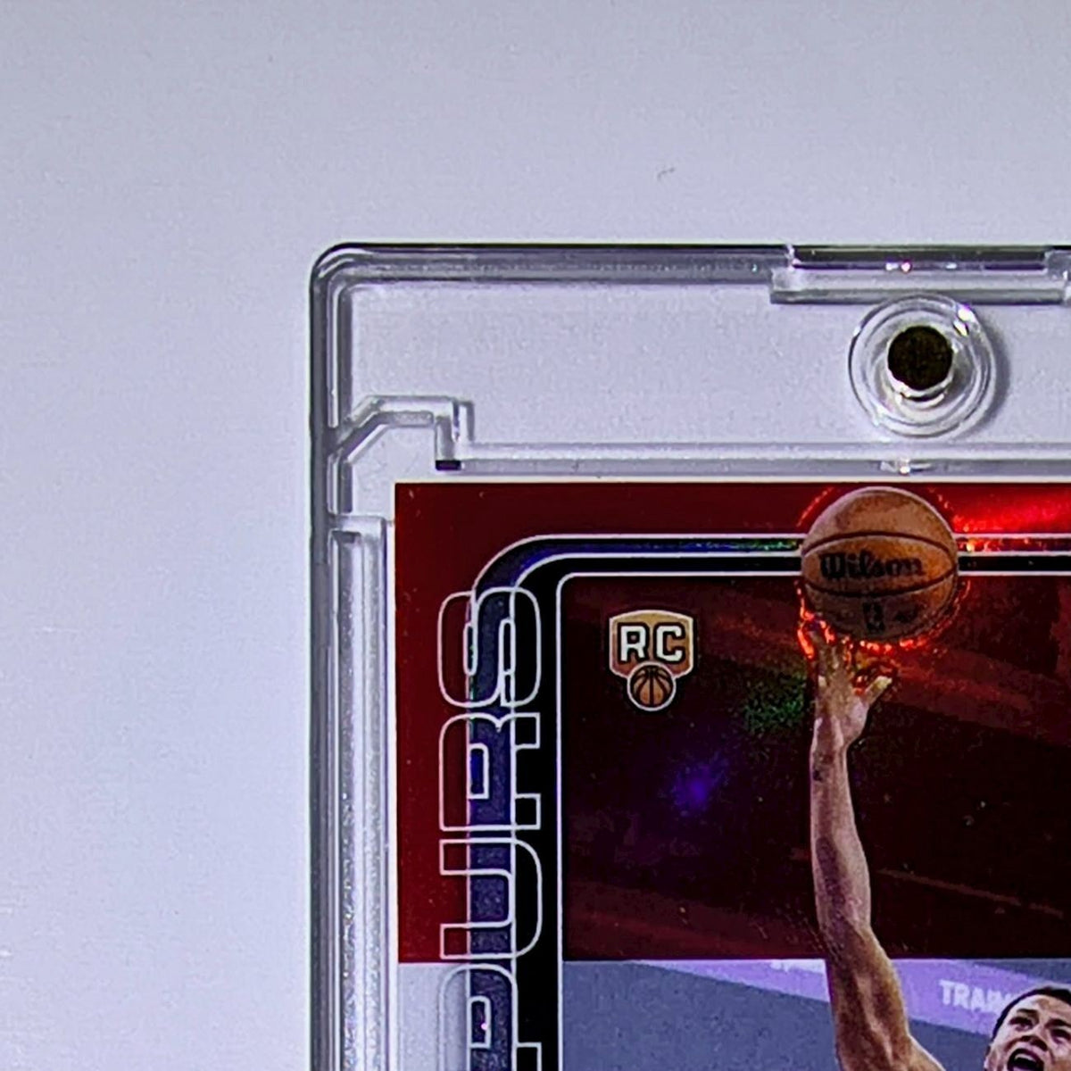 Carter Bryant Rookie 2025-26 NBA Topps Chrome Update #164 Red White Blue Refract