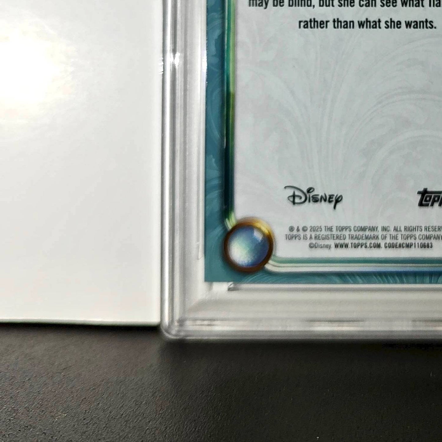 Mama Odie 2025 Topps Disney #142 Diamond Card The Princess and the Frog PSA 7