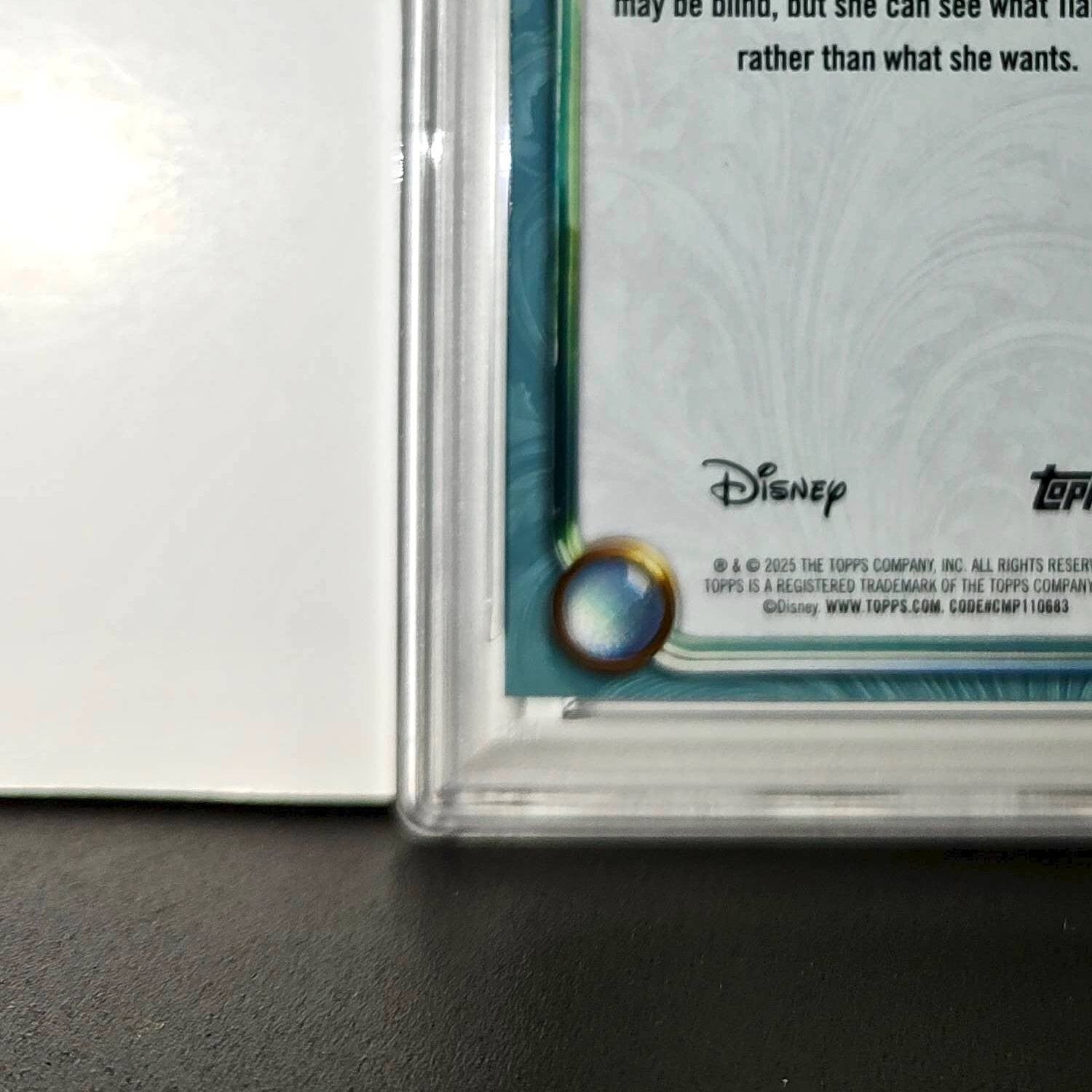 Mama Odie 2025 Topps Disney #142 Diamond Card The Princess and the Frog PSA 7