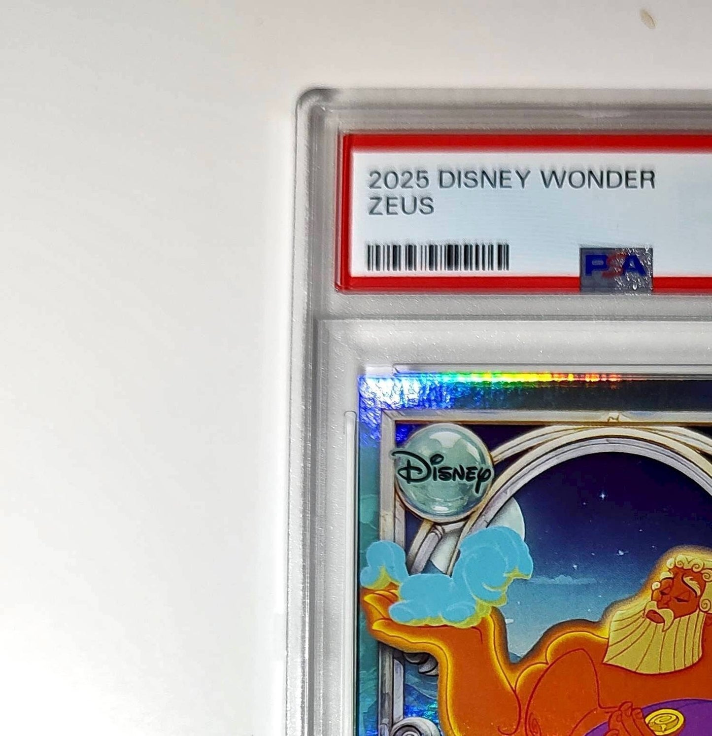 Zeus 2025 Topps Disney Wonder #134 Diamond Card Hercules PSA  PSA 9