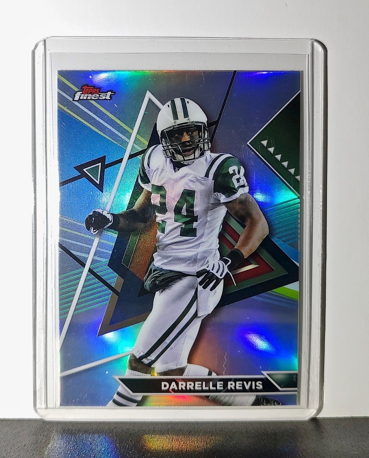 Darrelle Revis 2023 Topps Finest Refractor NFL #224 Football Card New York Jets