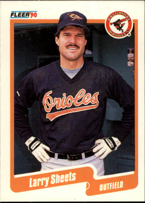 1990 Larry Sheets Fleer Baseball Card #189