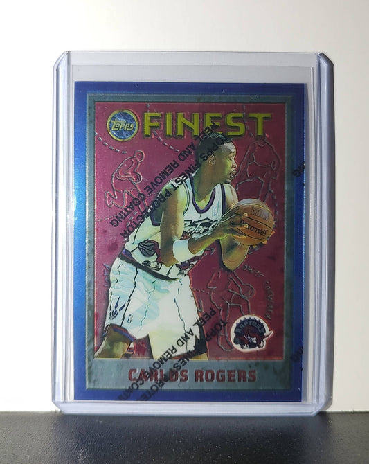 Carlos Rogers 1995-96 Topps Finest NBA #145 Card Toronto Raptors
