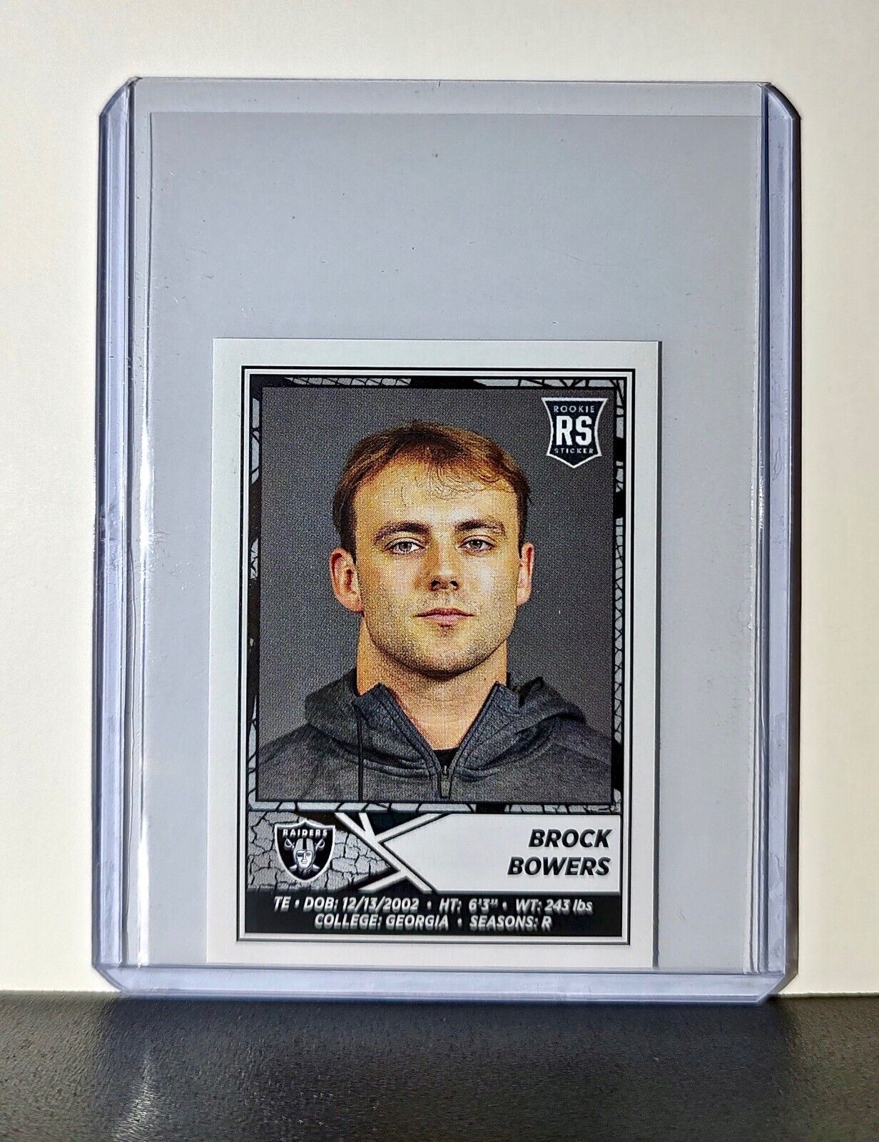 Brock Bowers 2024 Panini NFL Sticker #273 Las Vegas Raiders
