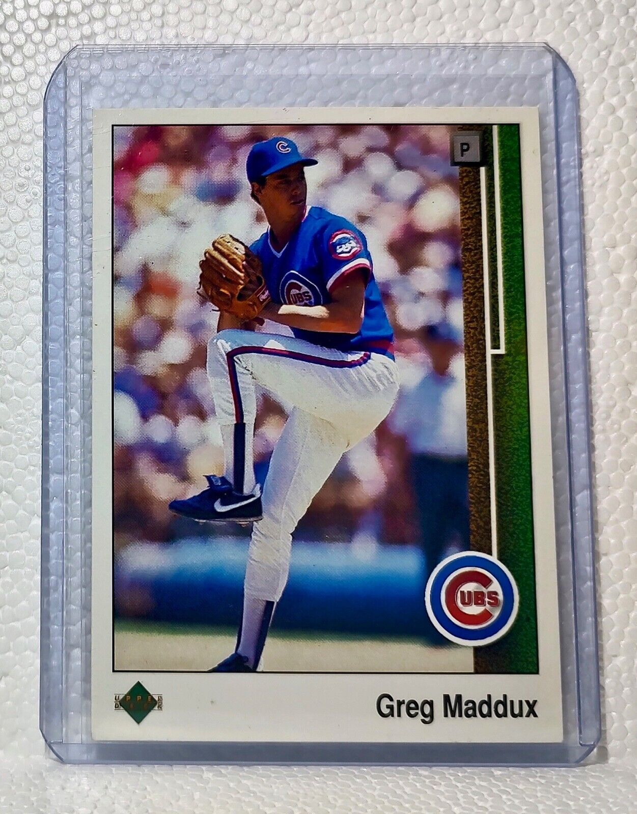 Greg Maddux 1989 Upper Deck MLB #241 Baseball Card Atlanta Chicago Cubs